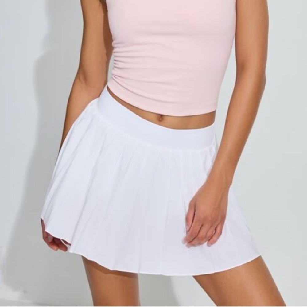 Garage - White Pleated Skort - Never Worn